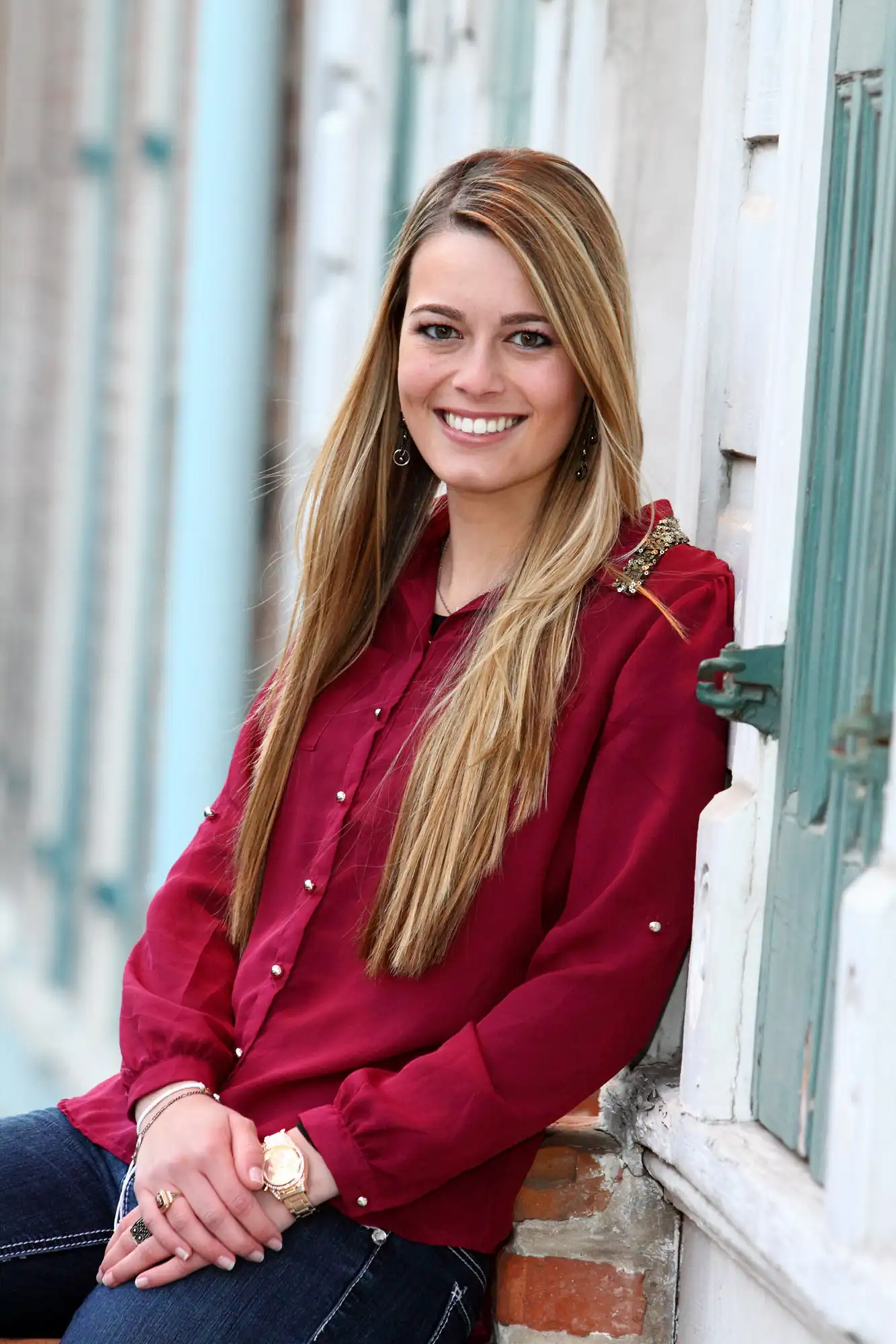 Teenager's senior portrait in New Orleans